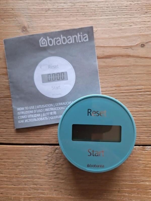 Brabantia timer kookwekker NIEUW, Ophalen of Verzenden, Nieuw