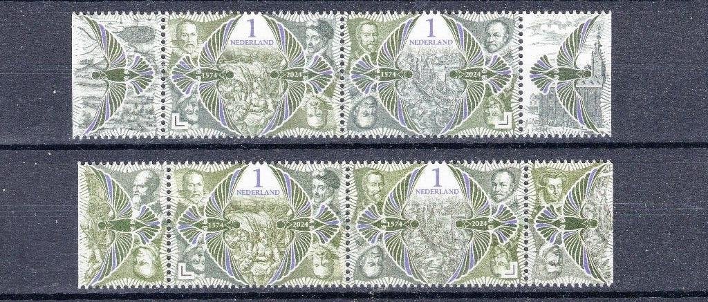 Zegels Leidens Ontzet uit PB114 NVPH 3235 en 3236, Ophalen of Verzenden, Na 1940, Postfris
