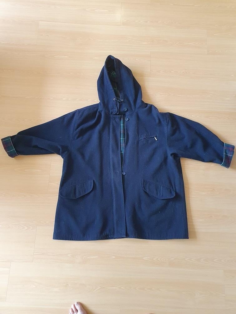 ruime oversize jas maat 42, Ophalen of Verzenden, Gedragen, Maat 42/44 (L), Blauw