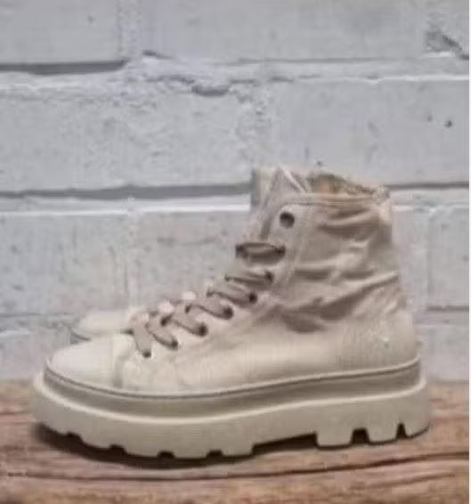 Nubikk - Prachtige canvas sneakers maat 38 - Nieuw €180, Nubikk, Beige, Nieuw, Ophalen of Verzenden