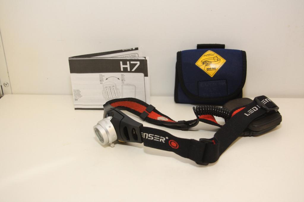 Led Lenser H7 Hoofdlamp., Ophalen of Verzenden, Zo goed als nieuw, Batterij