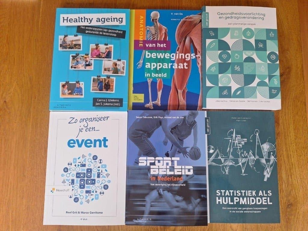 NIEUWE STUDIEBOEKEN - 6 BOEKEN voor HBO SPORTKUNDE, Nieuw, Diverse auteurs, Gamma, HBO