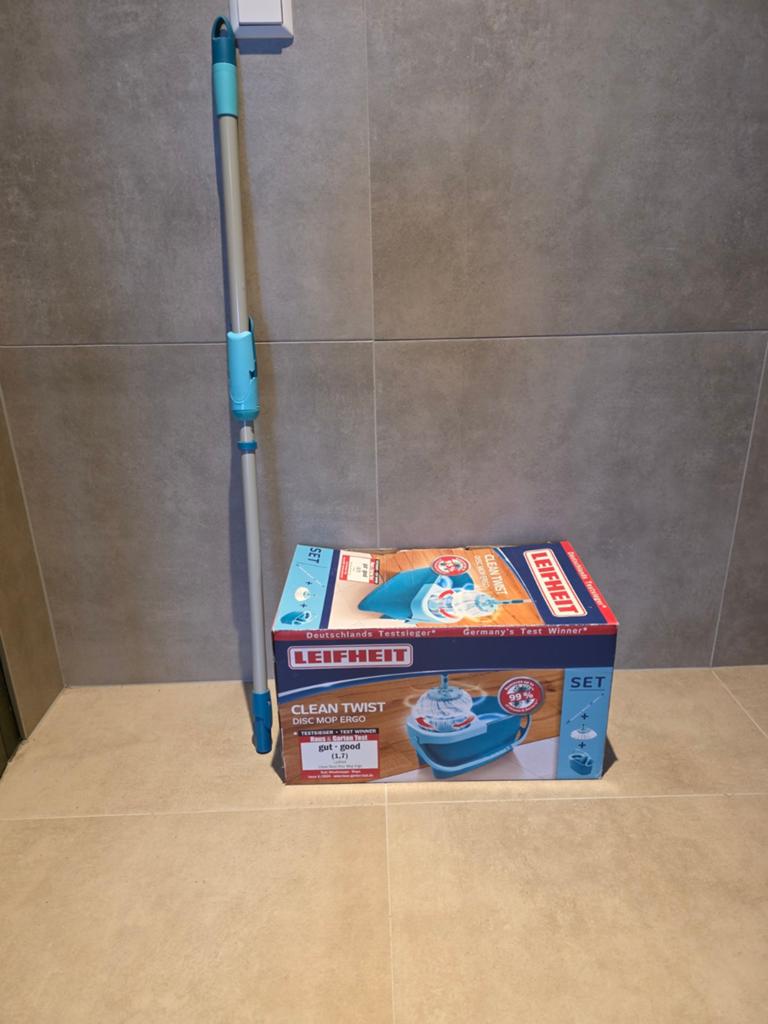 Weinig gebruikte LEIFHEIT Clean twist, Ophalen of Verzenden, Dweilemmer, -bak, of -wagen