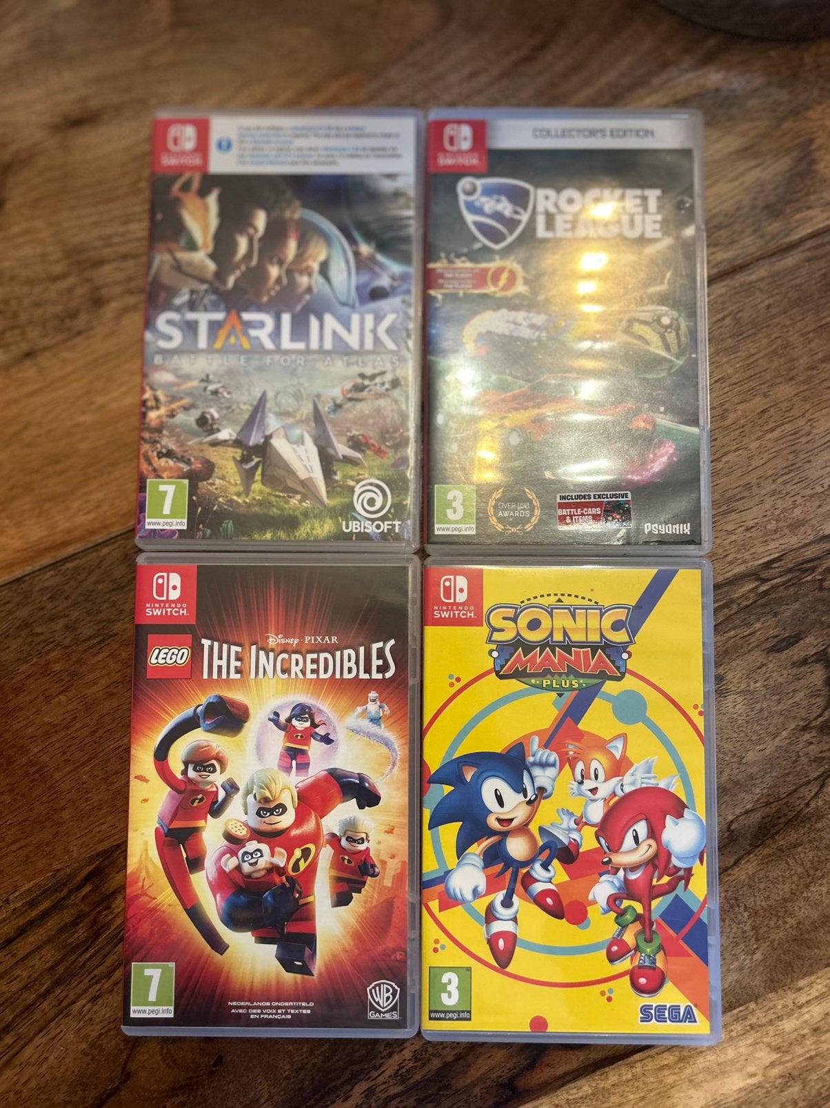 4 nintendo switch games, 3 spelers of meer, Ophalen, Zo goed als nieuw, Vanaf 7 jaar
