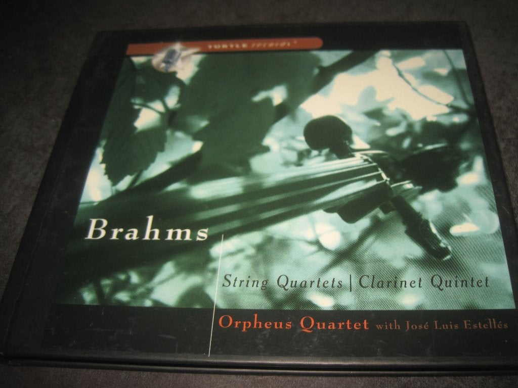 Brahms String Quartets Clarinet Quintet 2CD Turtle Records, Ophalen of Verzenden, Classicisme, Zo goed als nieuw, Kamermuziek