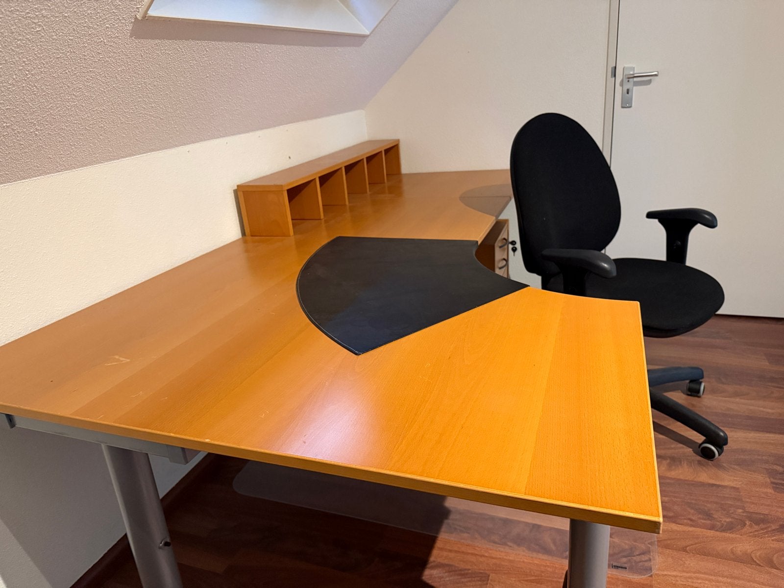 Ikea Galant Hoekbureau met Ladekast - 220x120/80 cm, Ophalen, Gebruikt, Met lades, Hoekbureau