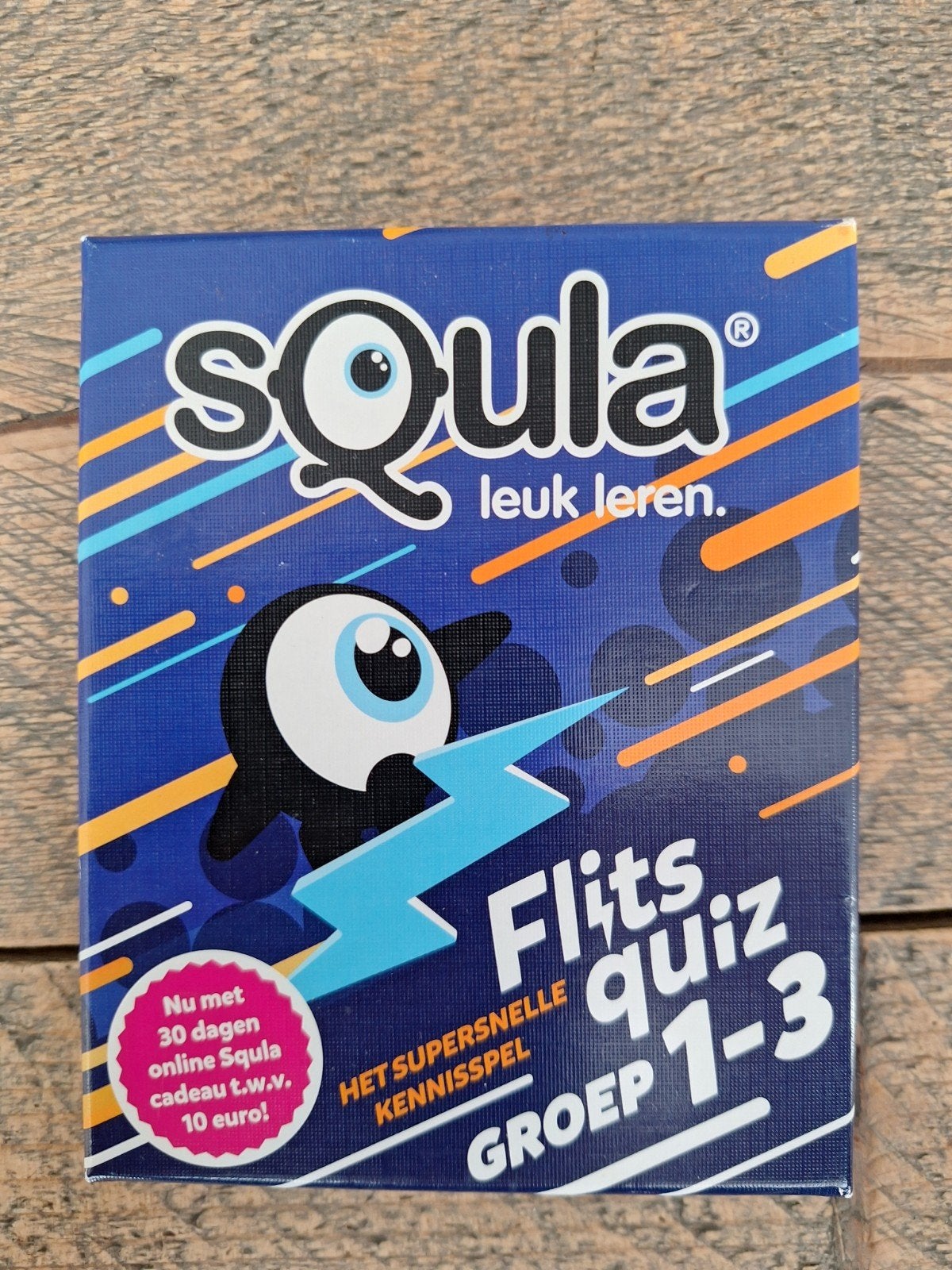 Squla Flits Quiz - Het supersnelle kennisspel, Hobby en Vrije tijd, Gezelschapsspellen | Kaartspellen, Ophalen of Verzenden