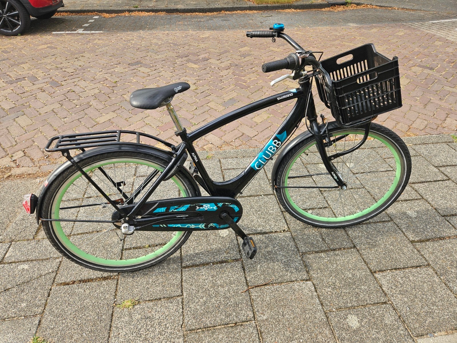 Alpina Clubb jongensfiets 26 inch met voordrager, Terugtraprem, Gebruikt, Overige merken, Ophalen