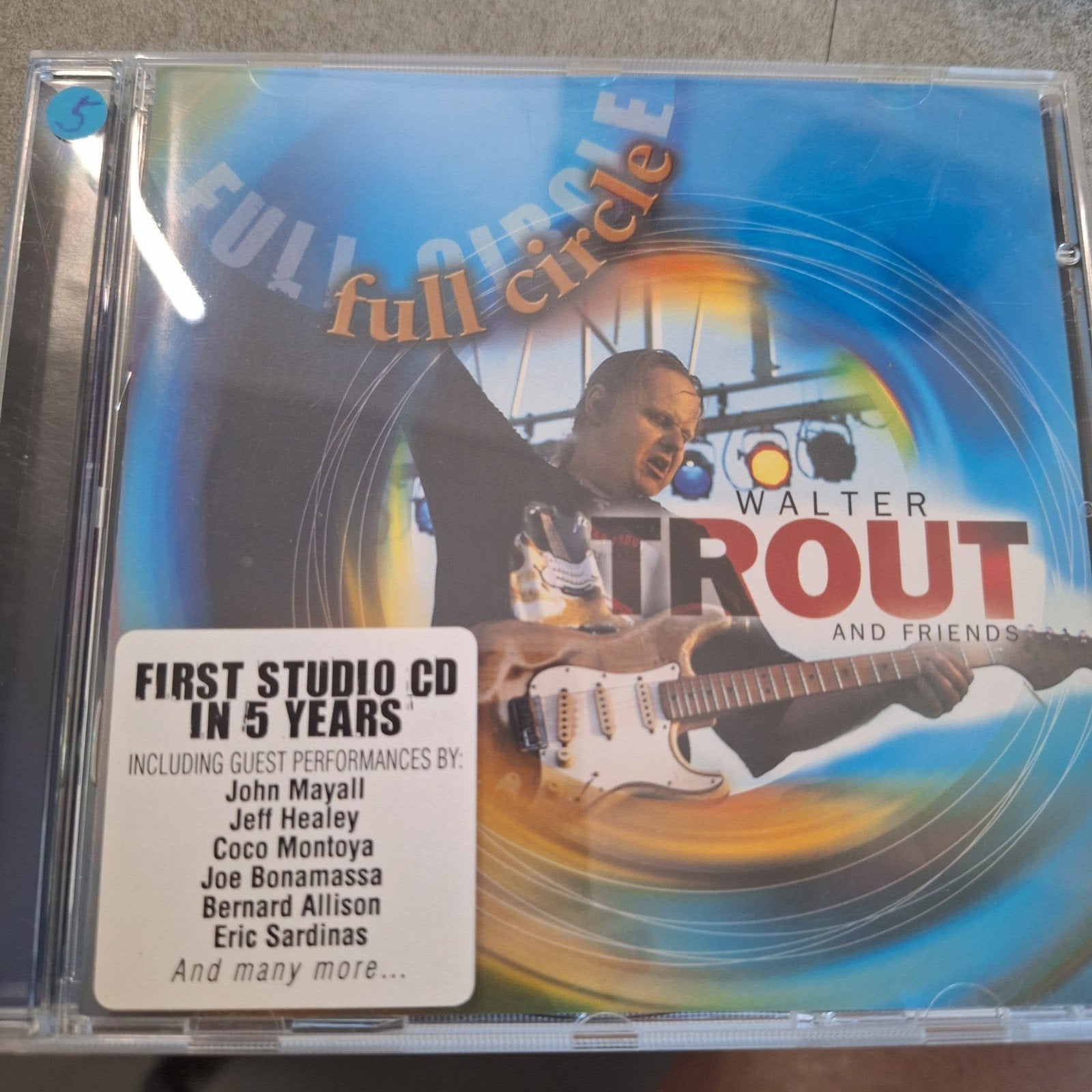 Walter Trout and Friends - Full Circle CD (Bluesrock), Bluesrock, Inclusief doosje, Ophalen of Verzenden, Zo goed als nieuw