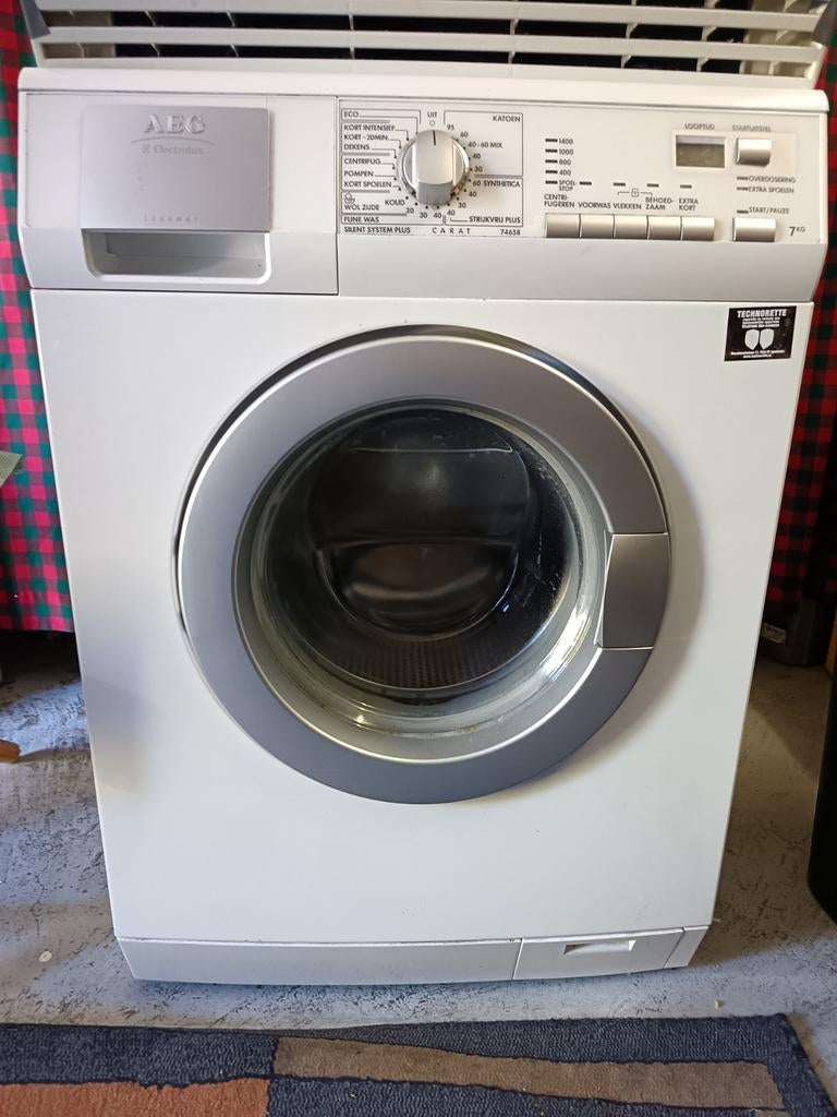 AEG Lavamat Carat Wasmachine - Voorlader, Ophalen, Gebruikt, Voorlader, Wolwasprogramma