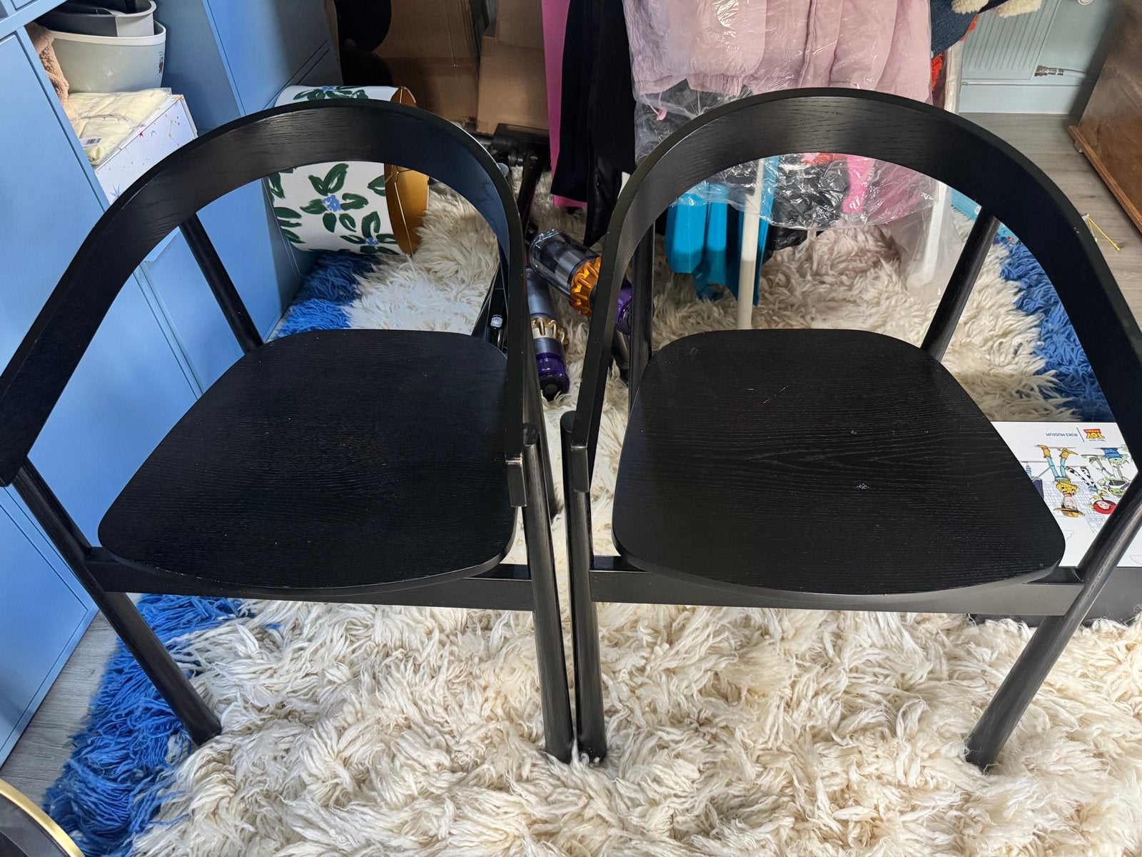 Fest Homrun stoelen, Ophalen, Twee, Zwart, Zo goed als nieuw