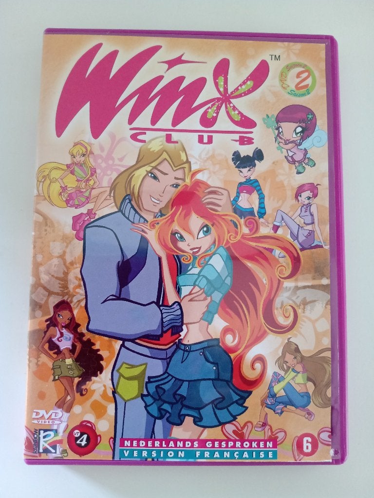 Winx Club DVD van Seizoen 2 Deel 2, Europees, Gebruikt, Tekenfilm, Vanaf 6 jaar