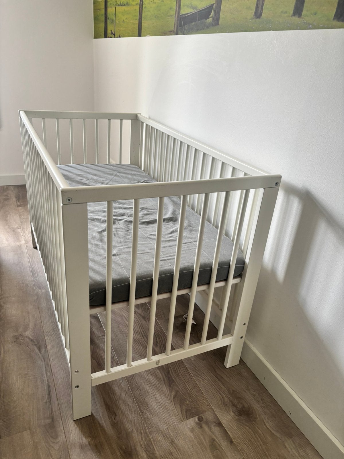 IKEA Gulliver ledikant 60x120 incl. matras, Kinderen en Baby's, Babywiegjes en Ledikanten, Ophalen, Gebruikt, Ledikant
