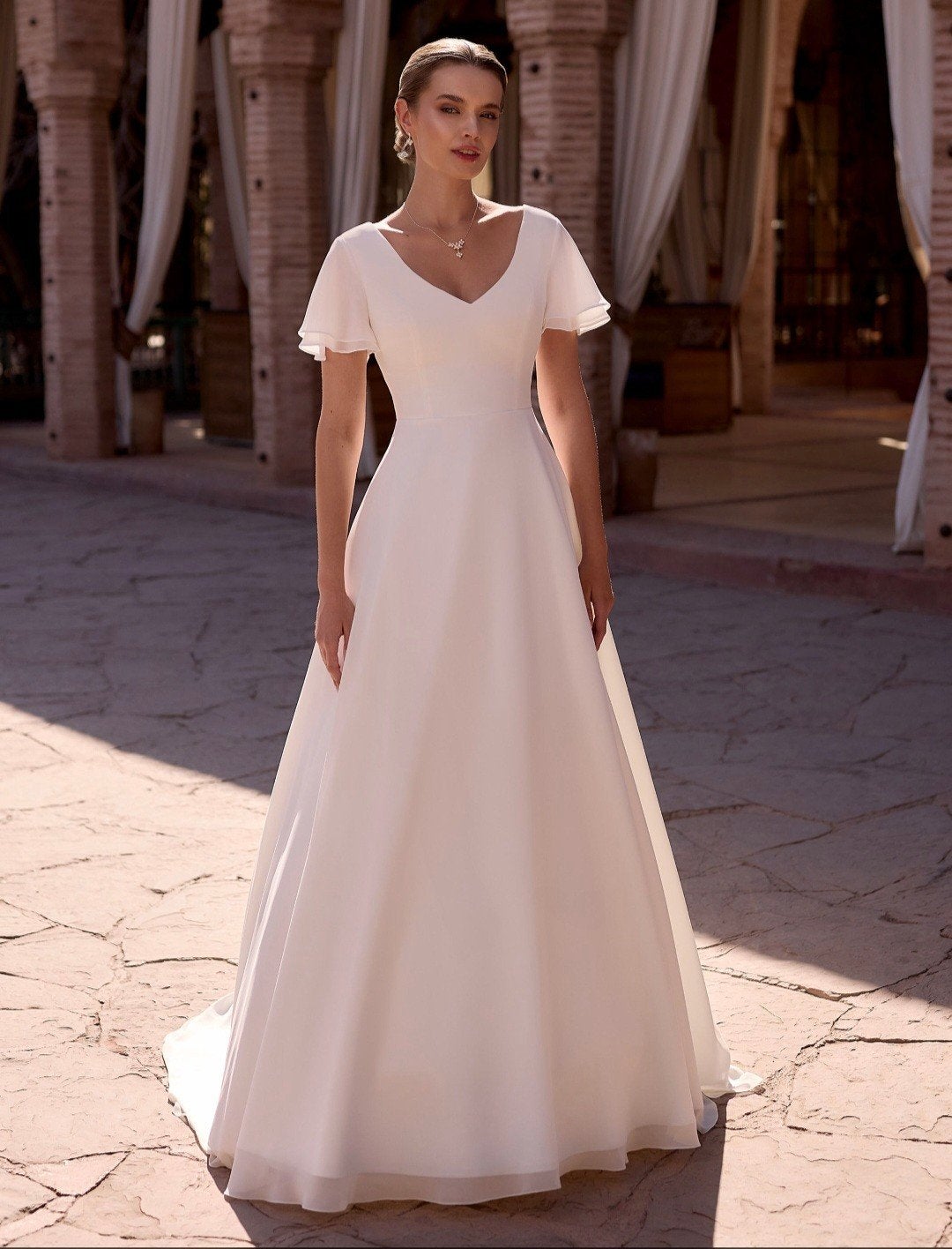 Nieuwe Bianco Evento trouwjurk Selected June, Kleding | Dames, Ophalen of Verzenden, Nieuw, Wit, Trouwjurk