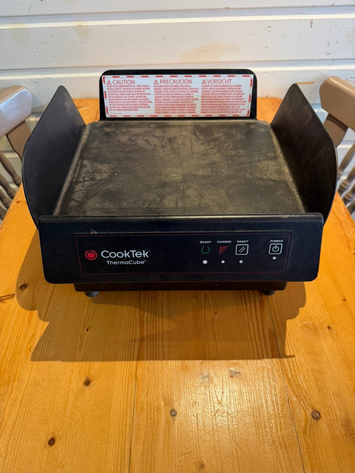 CookTek ThermaCube, Ophalen