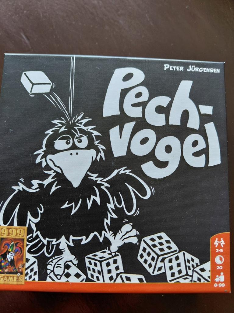 Pechvogel dobbelspel - Leuk en snel familiespel, Vijf spelers of meer, Ophalen of Verzenden, Zo goed als nieuw, 999 Games