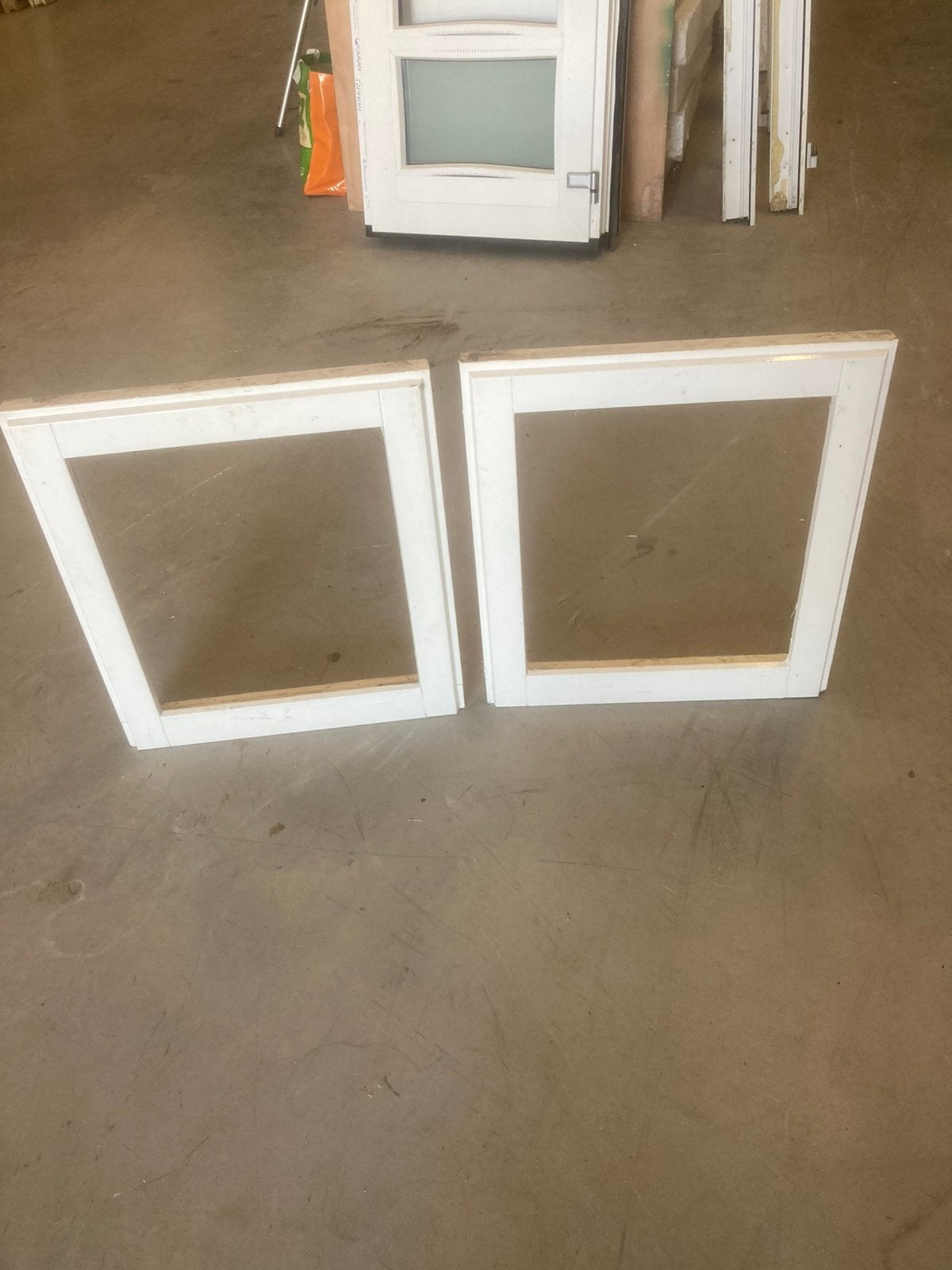 2 Hardhouten ramen 63*69, Ophalen, 1 tot 2 meter, Minder dan 3 meter, Nieuw