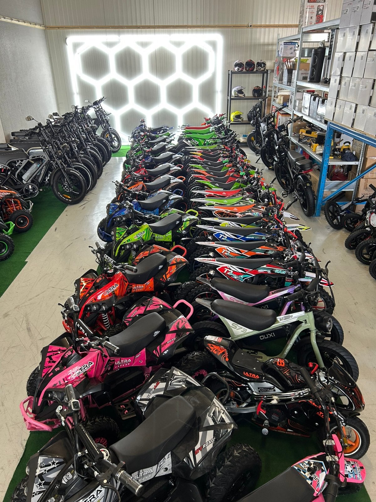 Nieuwe elektrische en benzine kinder quads en crossers, Ophalen, Nieuw, Ultra, Ultra