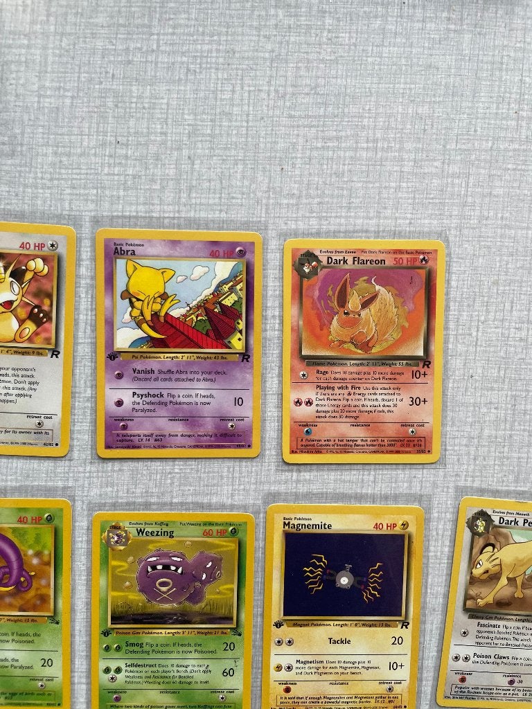Rocket, fossil pokemonkaarten, Ophalen of Verzenden, Zo goed als nieuw, Meerdere kaarten