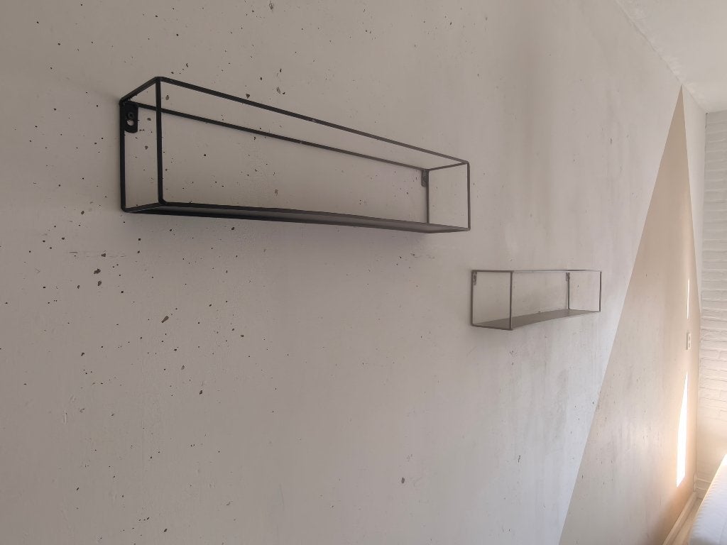 Metal wall shelves + wall art (3 pieces), Ophalen, Nieuw