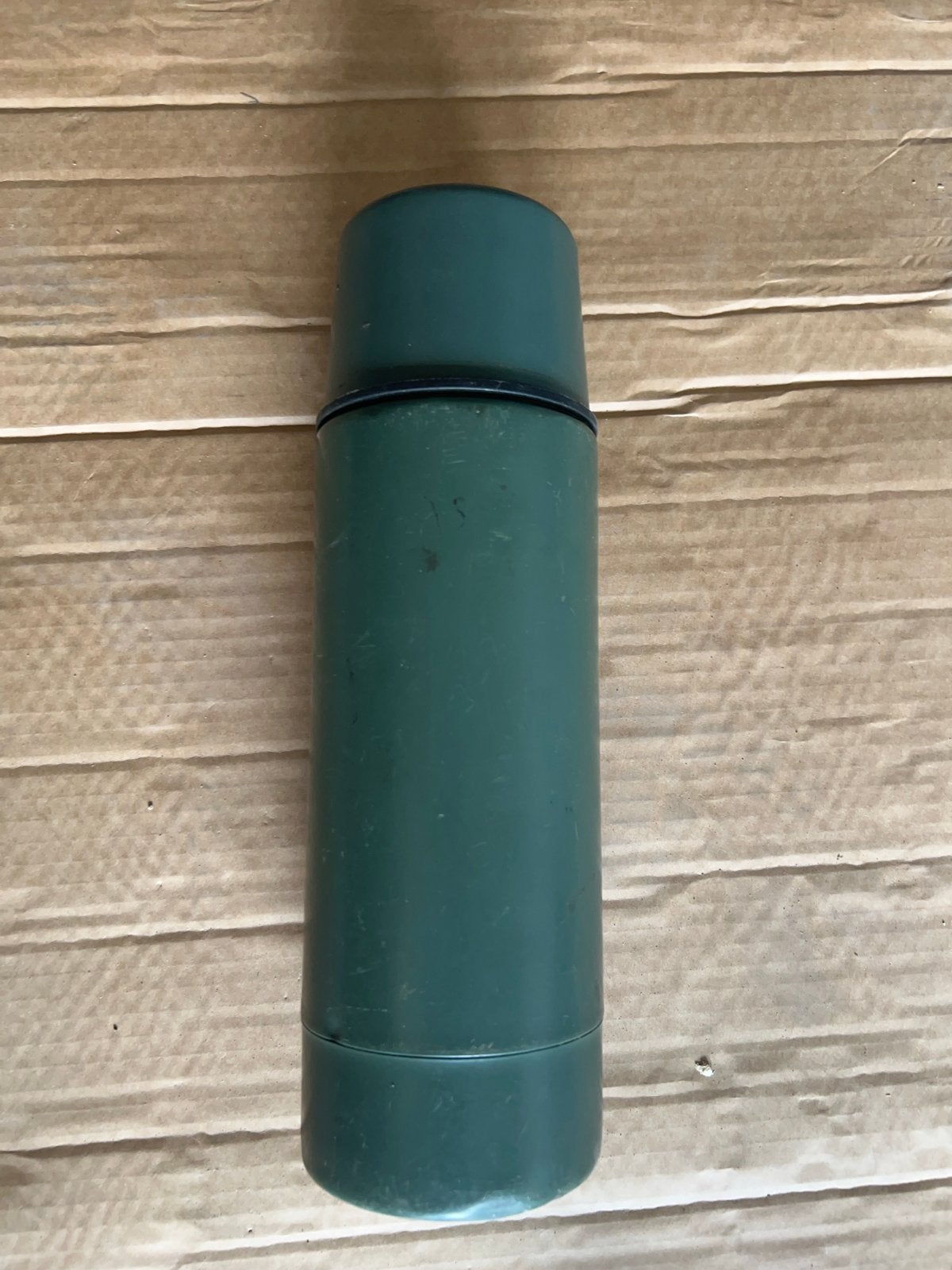 Groene thermosfles - Ideaal voor onderweg, Ophalen of Verzenden, Metaal, Overige merken, Groen