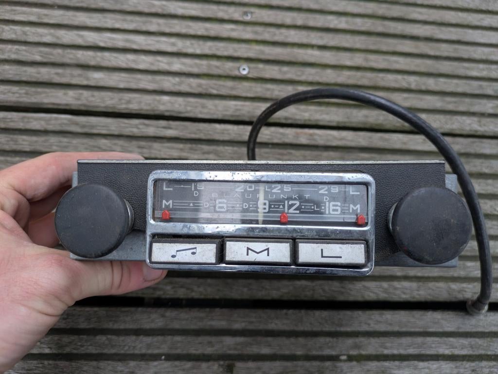 Autoradio Blaupunkt Hildesheim Radio Oldtimer Mercedes, Auto diversen, Ophalen of Verzenden