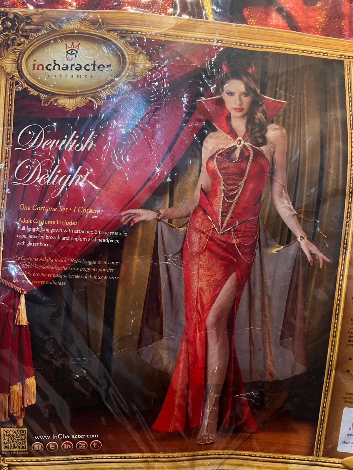 Holloween Duivelse Delight Kostuum - InCharacter Costumes, Ophalen of Verzenden, Halloween, Kleding, Maat 56/58 (XL)