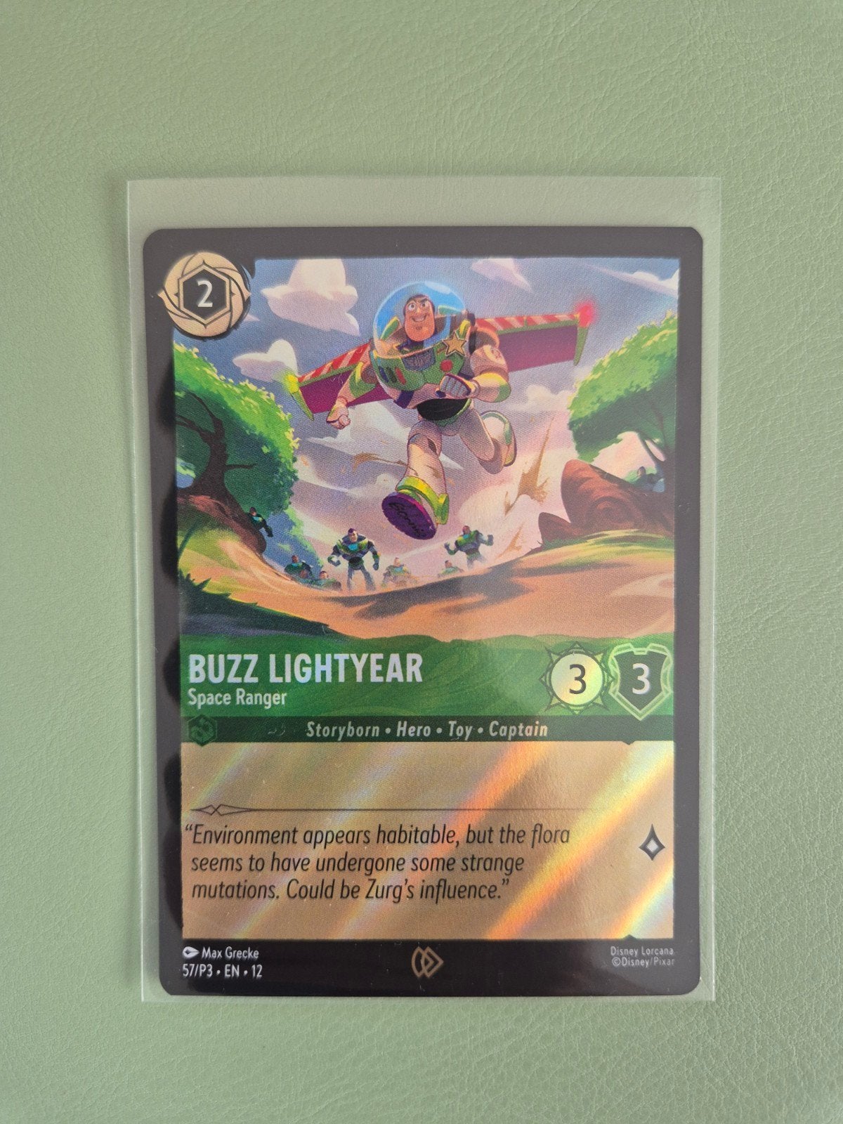 Lorcana: Buzz Lightyear Space Ranger Promo - NM, Ophalen of Verzenden, Zo goed als nieuw