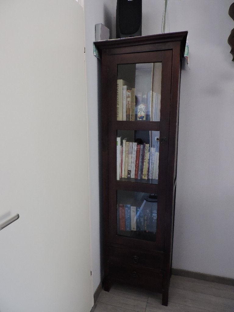 Vitrinekast, Huis en Inrichting, Kasten | Vitrinekasten, Ophalen, Gebruikt, 50 tot 100 cm, 150 tot 200 cm