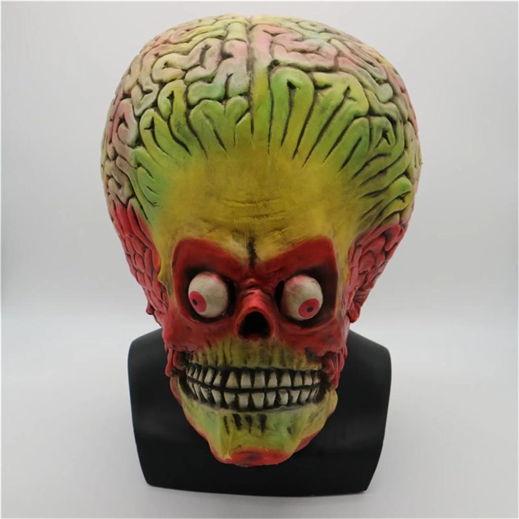 Mars Attacks alien full face latex masker