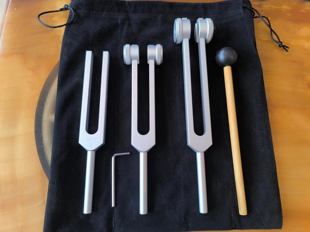 Professionele Stemvorken Set 128Hz, 256Hz, 512Hz - Nieuw, Ophalen, N/A, N/A, N/A