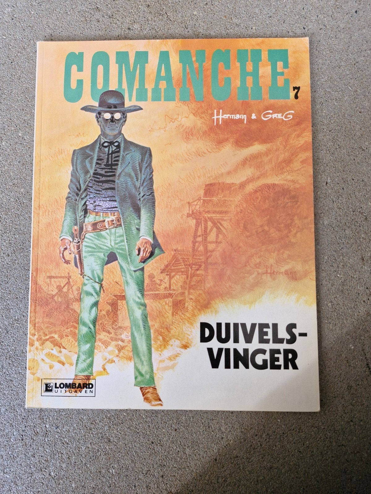 Comanche 7: Duivelsvinger - Hermann & Greg, Boeken, Eén stripboek, Ophalen of Verzenden, Gelezen, Hermann & Greg