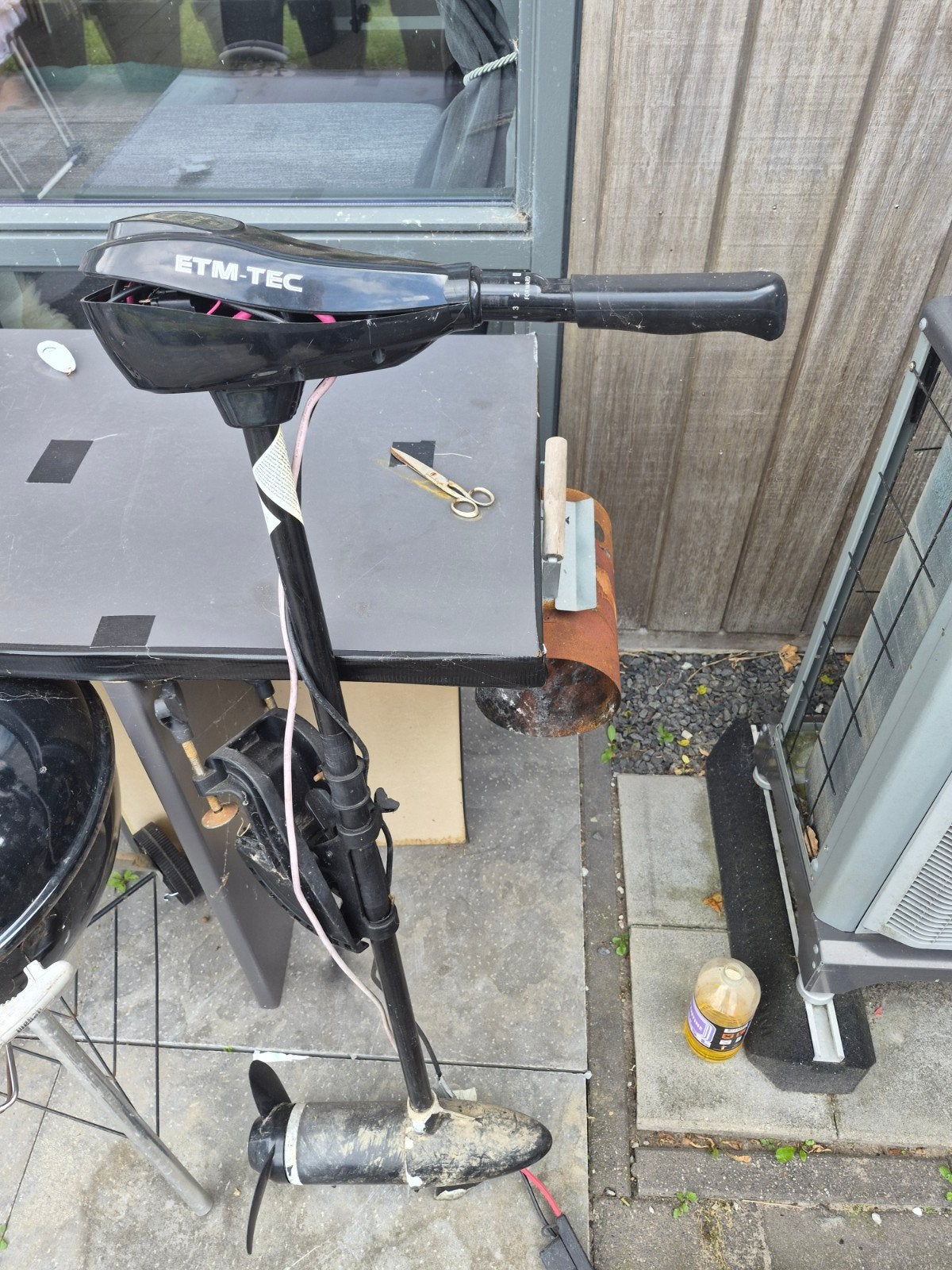 ETM-TEC 60 lbs.thrust elektrische buitenboordmotor, Ophalen, Gebruikt