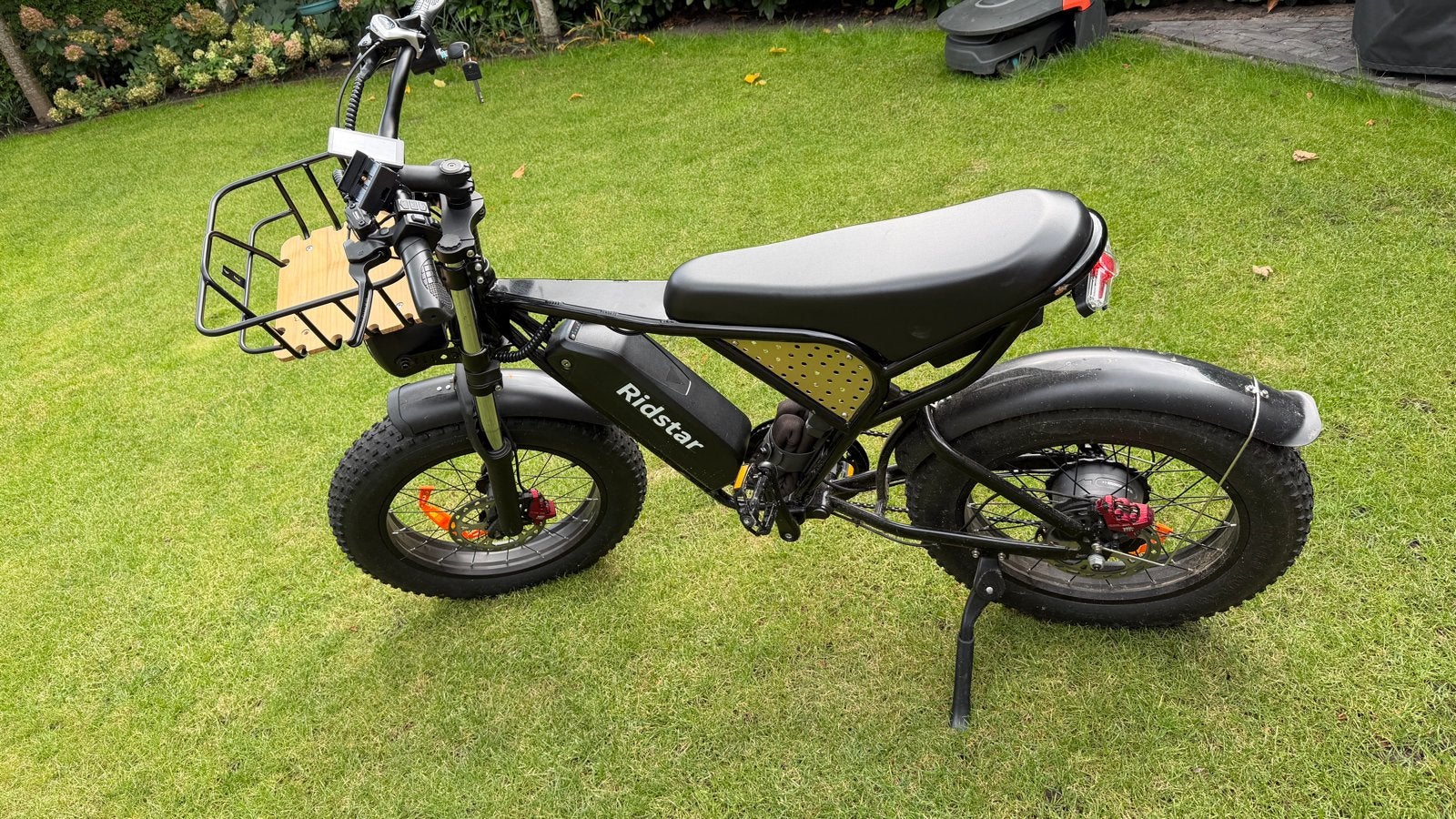 Ridstar elektrische fatbike - Zo goed als nieuw, Zo goed als nieuw, Minder dan 47 cm, 50 km per accu of meer, Ophalen