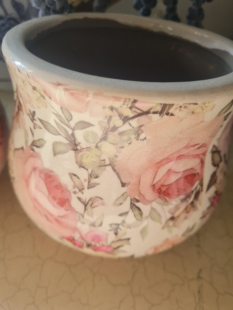 Nieuwe romantische bloempotten vanaf 12,95 p/st, Heikant 21 Kaatsheuvel, Ophalen of Verzenden, Jolandamonsieurs@gmail.com, Aardewerk