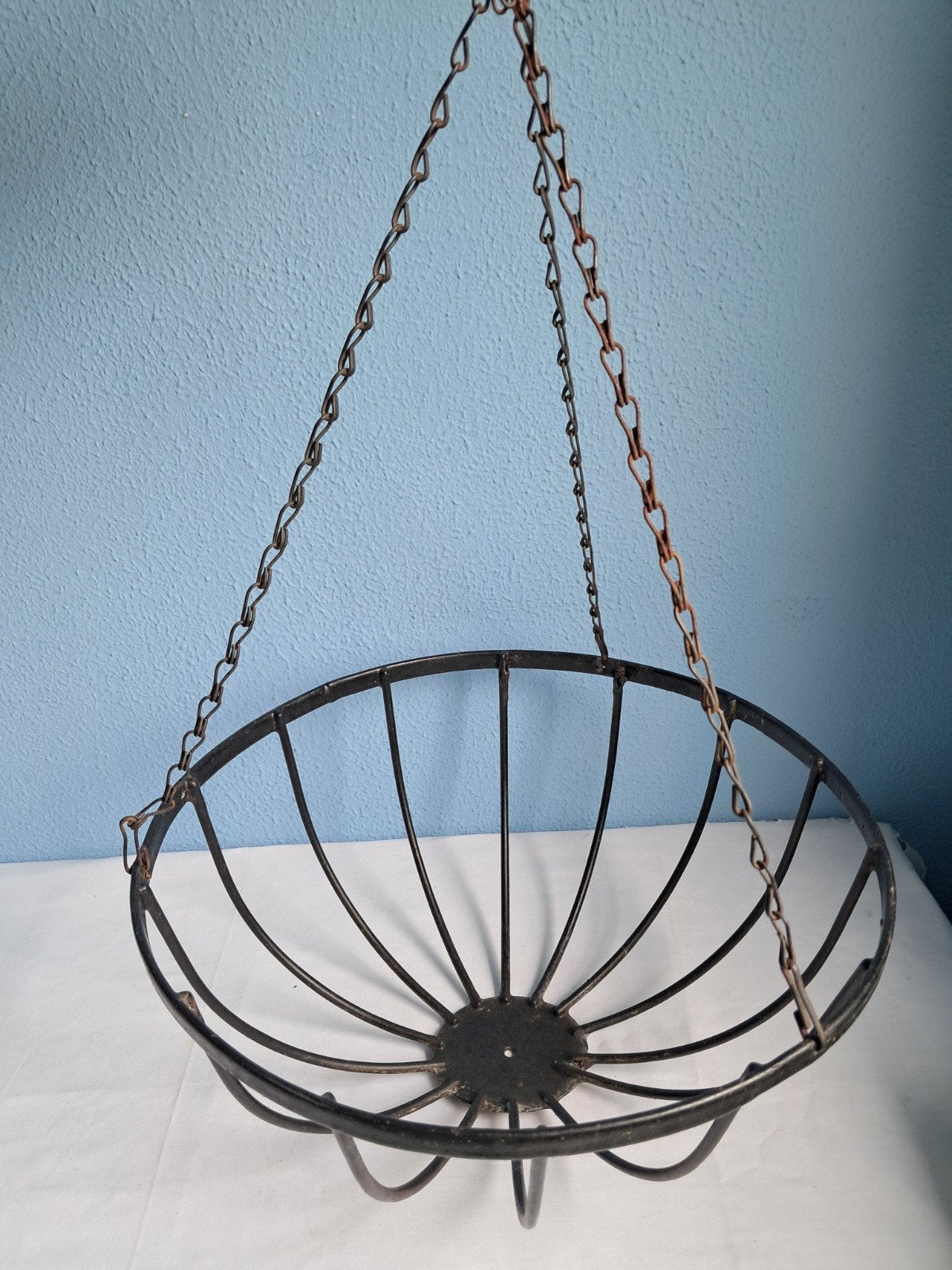 Zwarte metalen hangmand., Ophalen of Verzenden