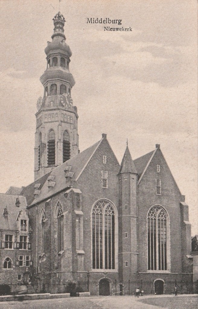 MIDDELBURG Nieuwe Kerk met Lange Jan, Verzenden, Voor 1920, Ongelopen, Zeeland
