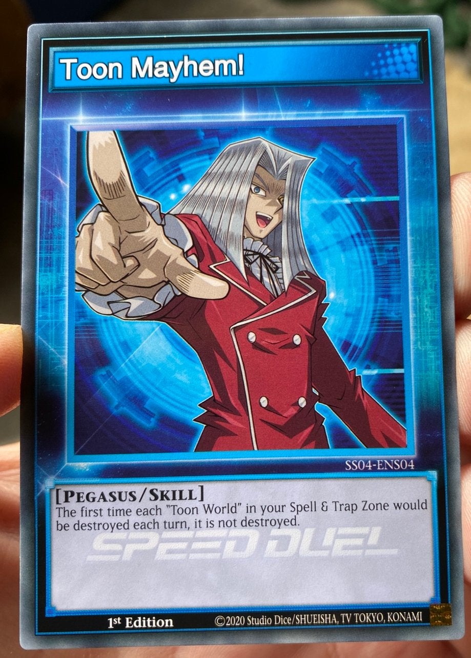 Yu-Gi-Oh! Toon Mayhem SS04 1st Skill Duel Promo !, Hobby en Vrije tijd, Verzamelkaartspellen | Yu-gi-Oh!, Ophalen of Verzenden