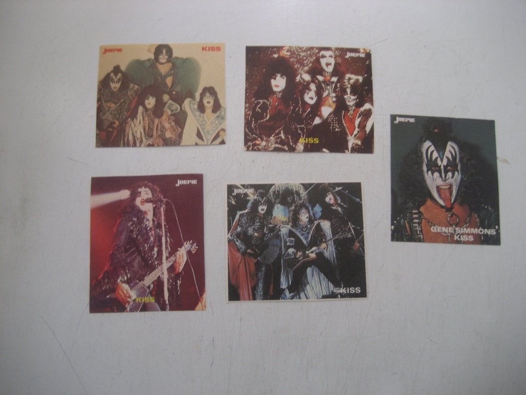 kiss joepie stickers, Ophalen of Verzenden, Gebruikt, Film, Tv of Omroep