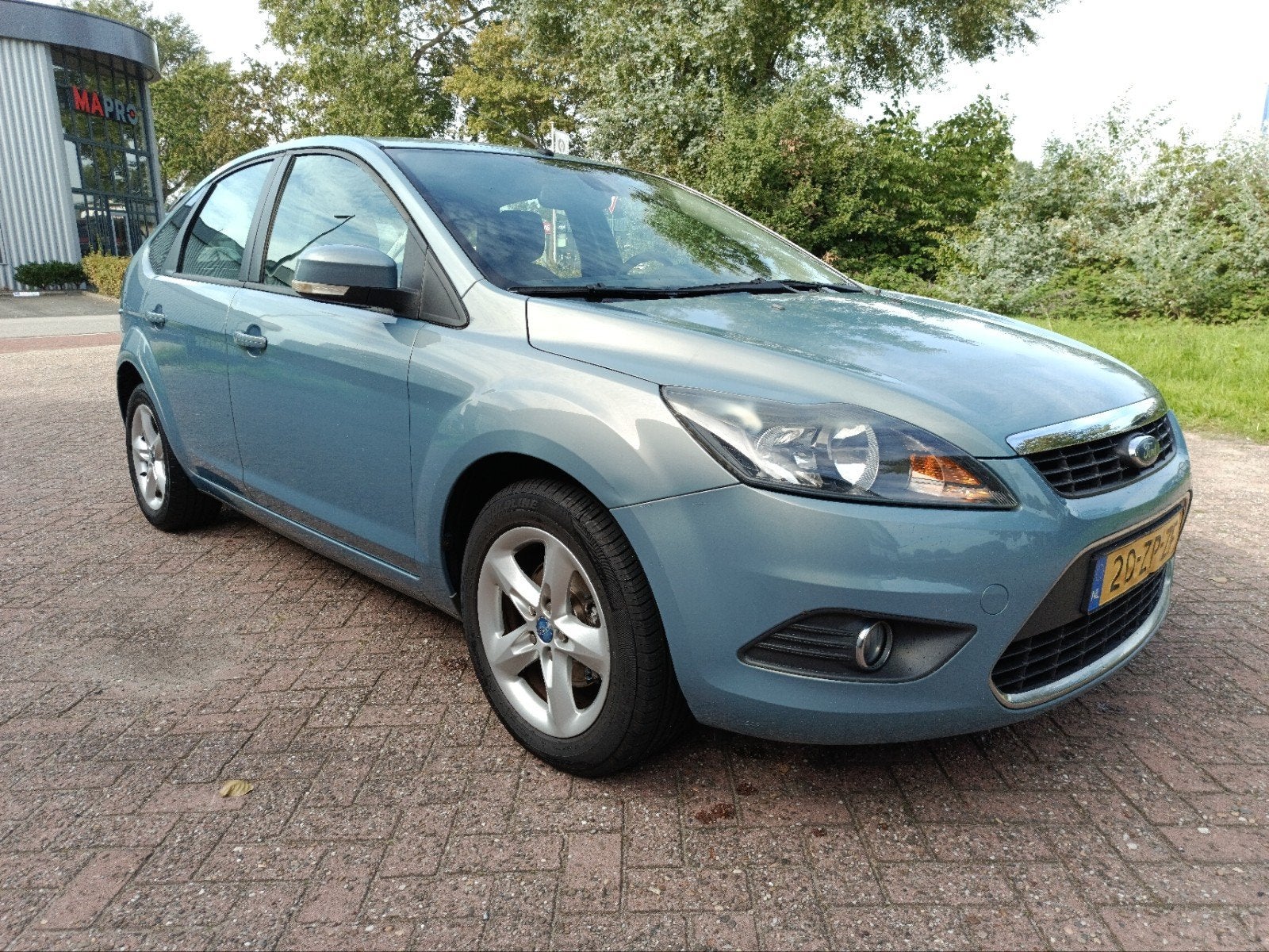Ford Focus 1.6 100pk Titanium 2008, 1596 cc, Zwart, 4 cilinders, Blauw