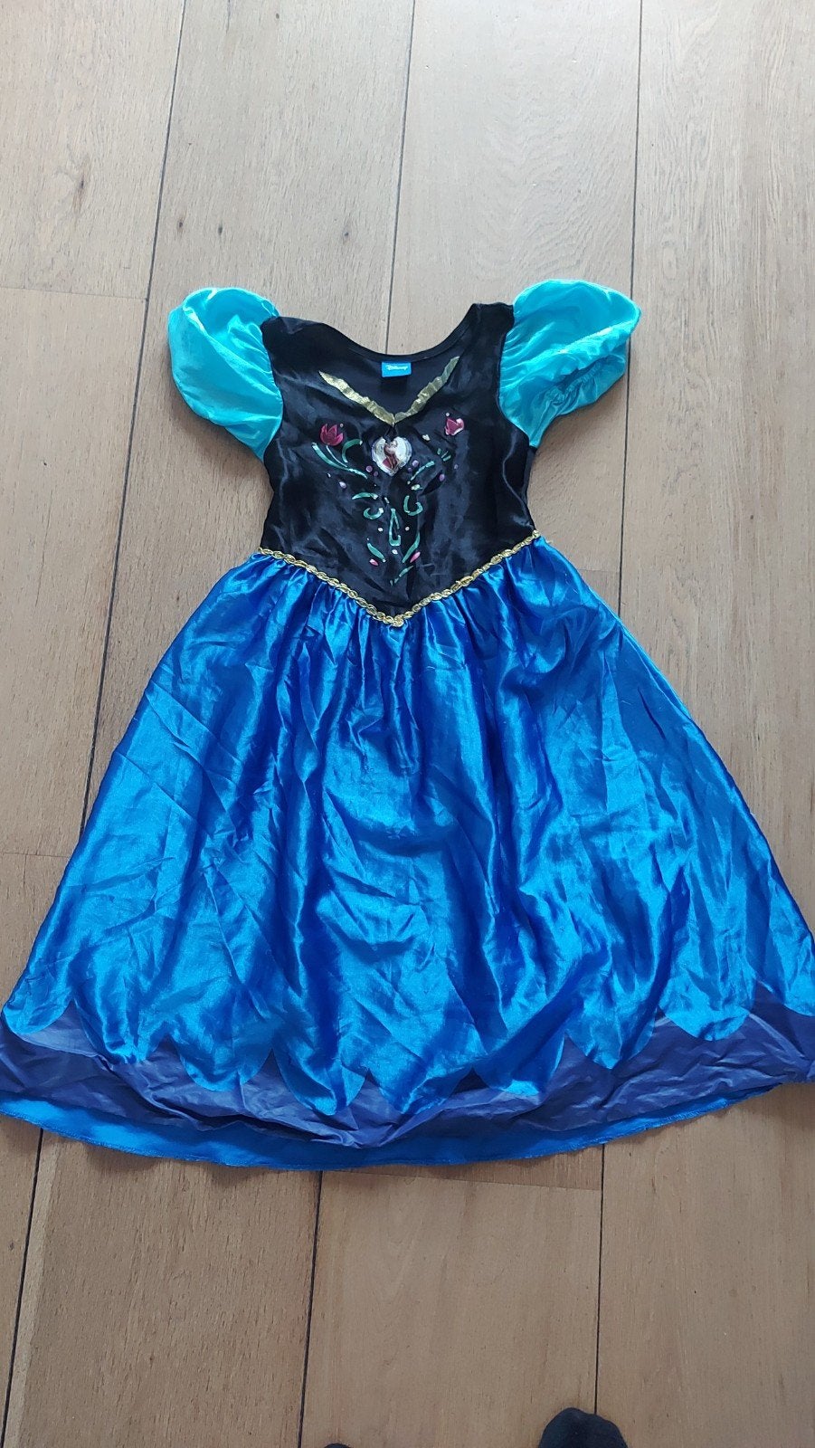 Disney frozen, Anna jurk maat 7 / 8 jaar, Ophalen of Verzenden, Gebruikt, 122 t/m 128, Meisje