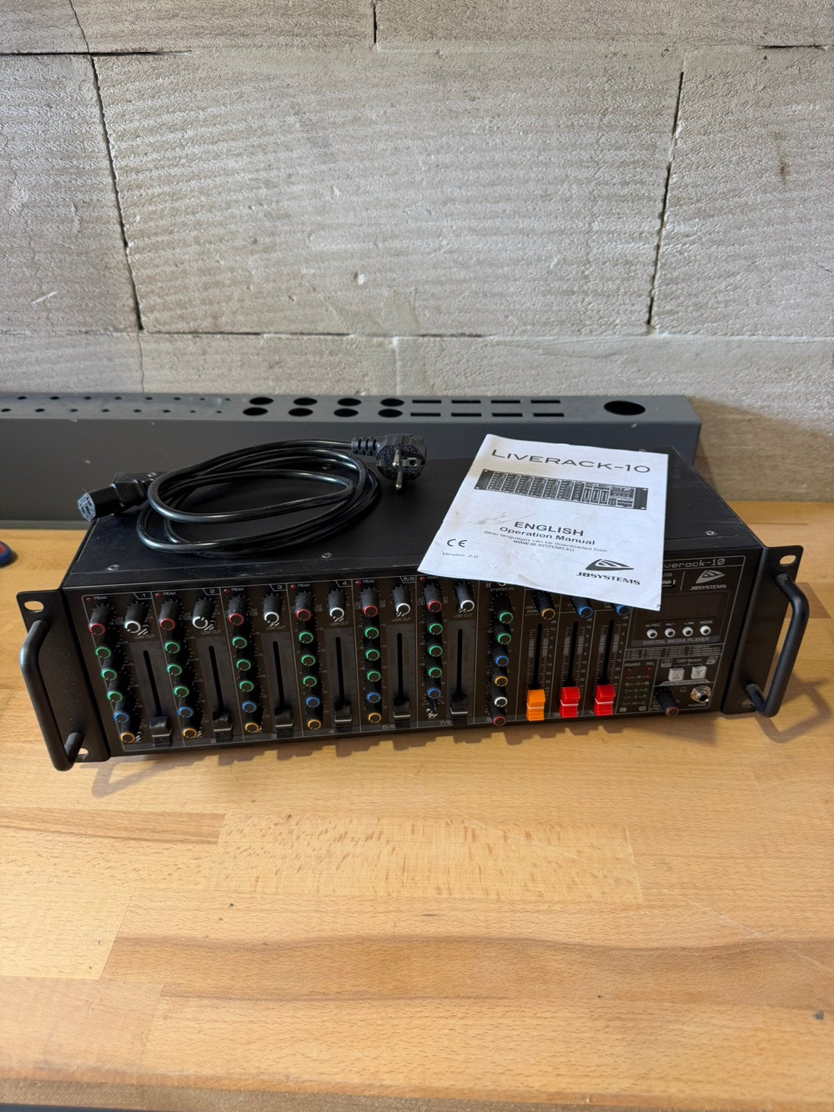 JB Systems liverack-10, Jb systems, ., Nieuw, Microfooningang