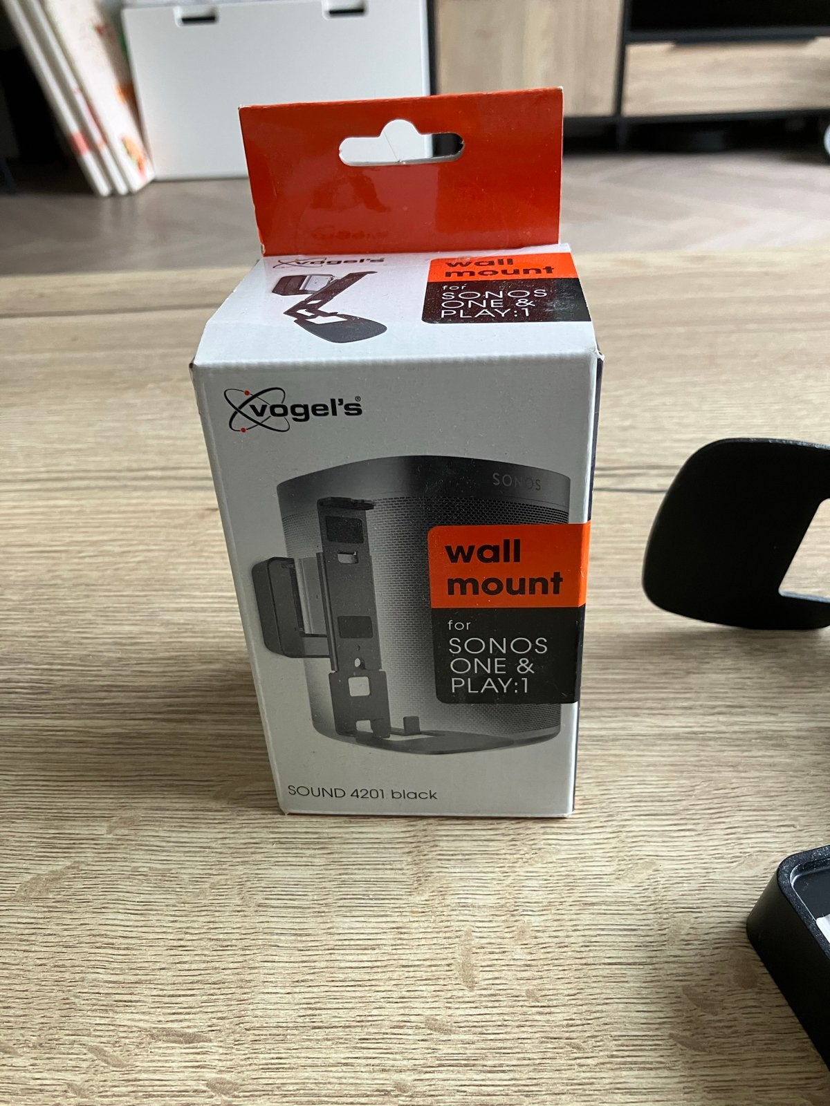 Vogel's SOUND 4201 Zwarte Muurbeugel voor Sonos One & Play:1, Ophalen of Verzenden, Zo goed als nieuw