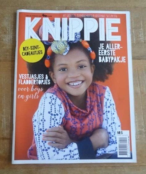 Knippie nr. 5 oktober, november 2017 ook baby mt 50 t/m 176, Verzenden, Zo goed als nieuw, Kind, Knippie