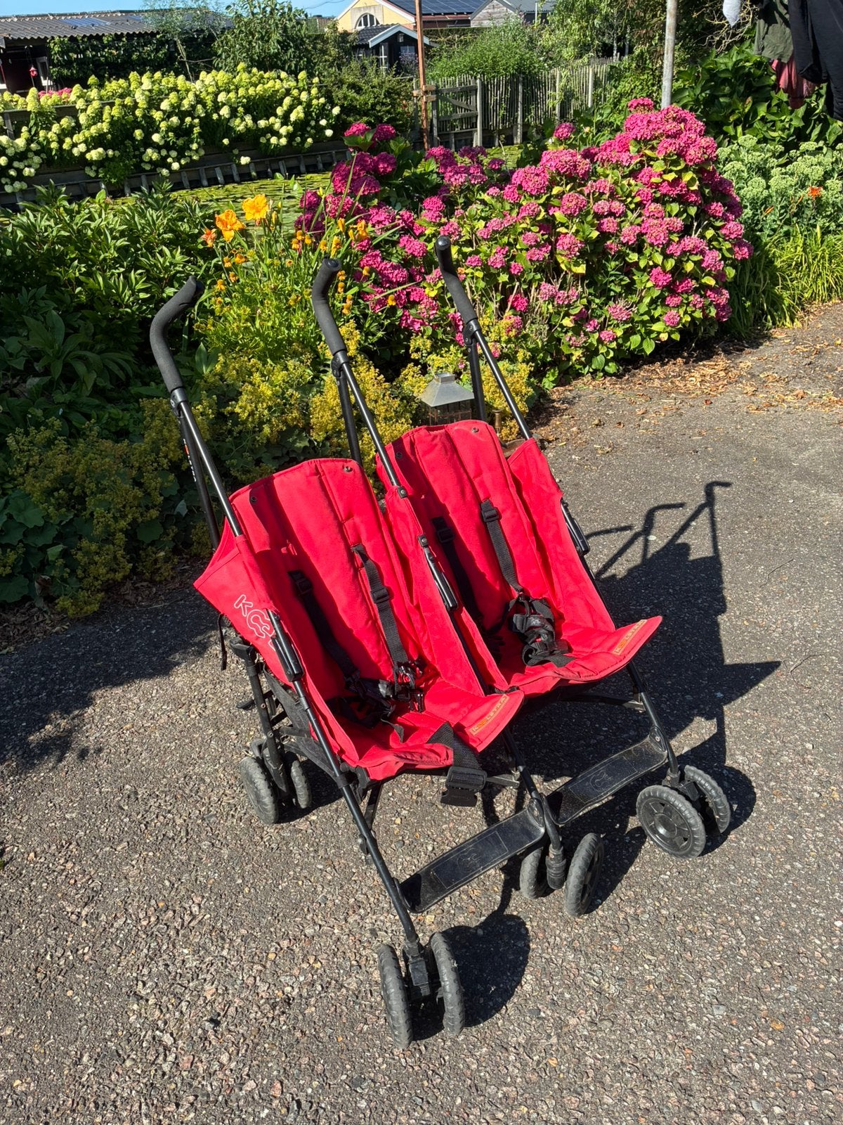 Te koop : tweeling buggy, Kinderen en Baby's, Buggy's, Ophalen, Gebruikt