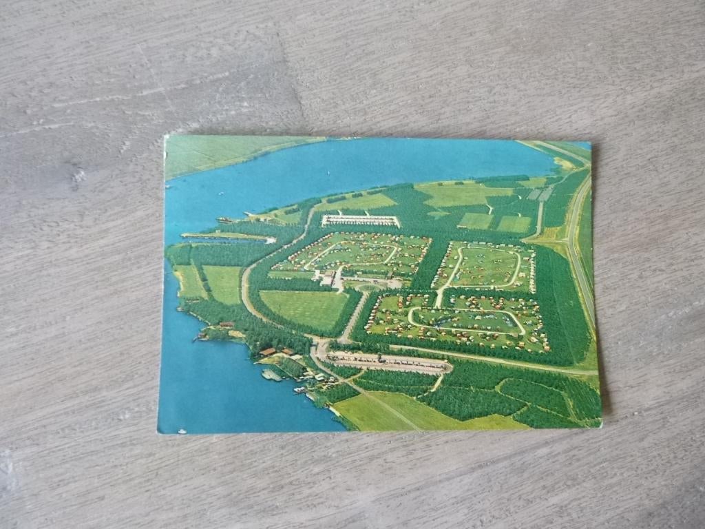 Rozenburg zh, recr. park de Krabbeplaat/luchtfoto 1973, Verzenden, 1960 tot 1980, Ongelopen, Zuid-Holland
