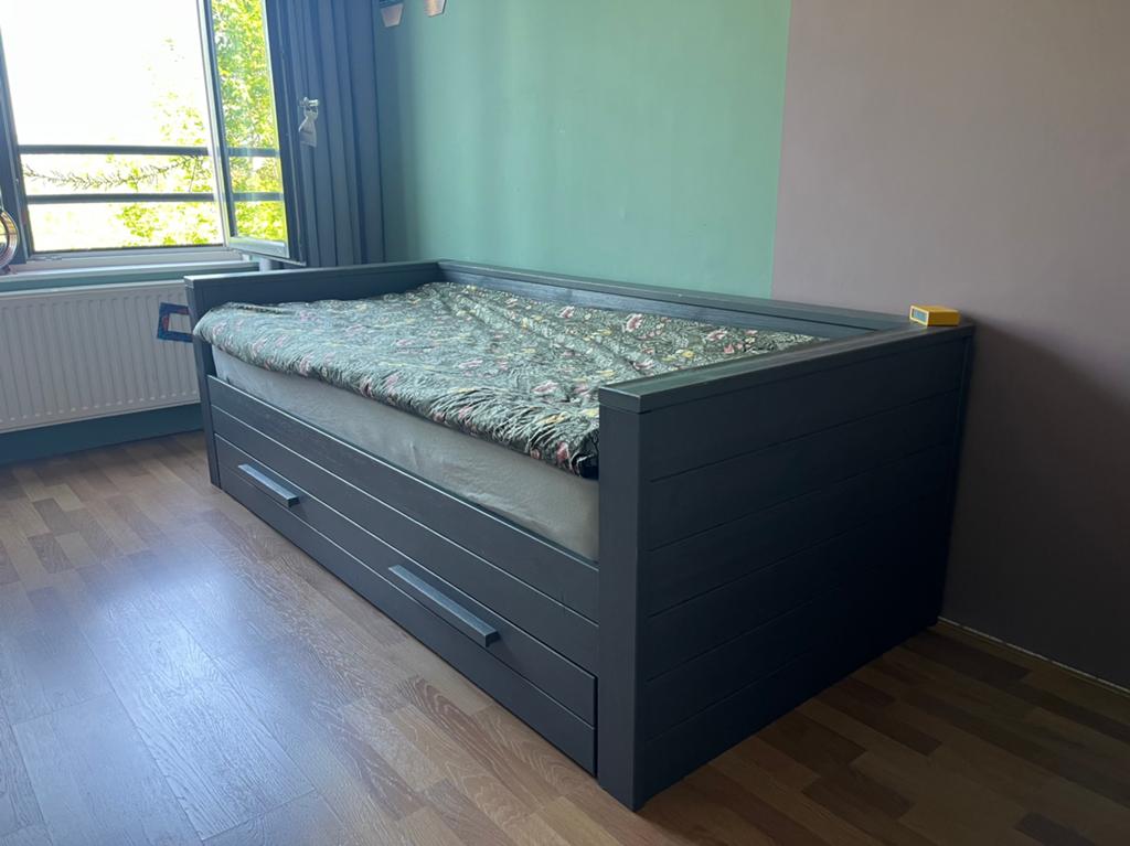 Wegens komst nieuw bed verlaagd naar €65., Ophalen, 90 cm, Eenpersoons, Wit