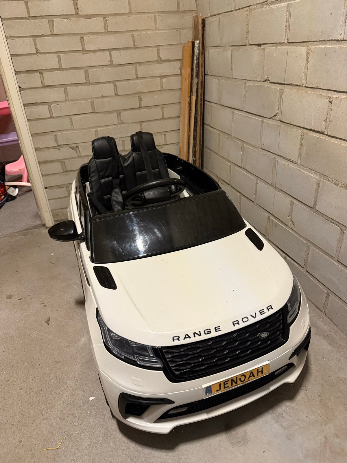 Range Rover elektrische kinderauto met afstandsbediening, Ophalen, Gebruikt, Afstandsbediening