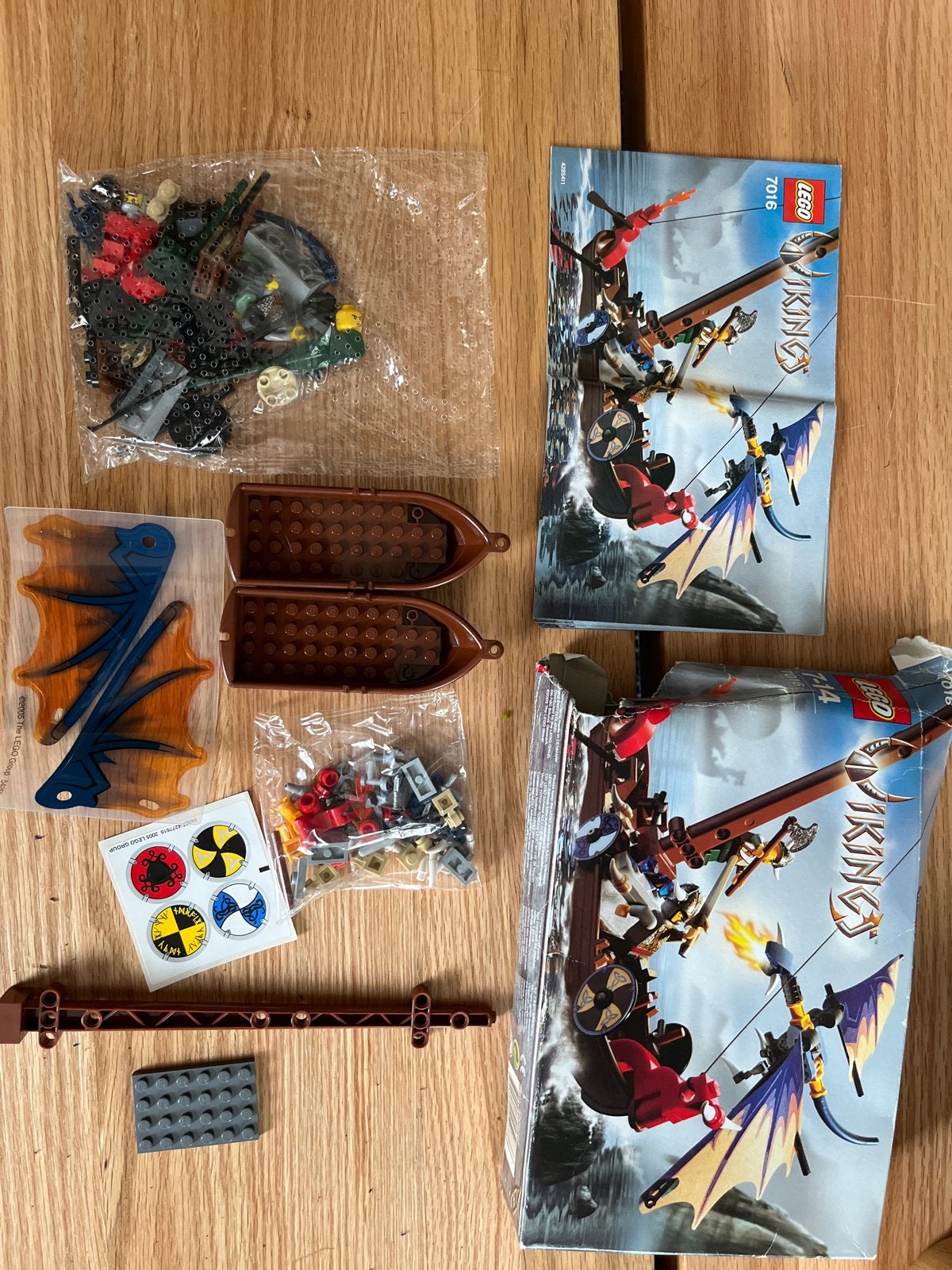 Lego Vikings 7016: COMPLEET inc doos, Overige thema's, Lego, Nieuw, Ophalen of Verzenden