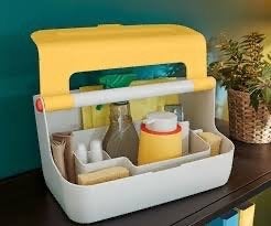 Leitz kantoor/bureau draagbare tidy met deksel NIEUW, Ophalen of Verzenden, Nieuw